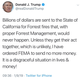 Illustration for article titled The Stable Genius Just Rage-Tweeted a Misspelled em/emThreat to Cut Funds for Fighting Forrest Fires